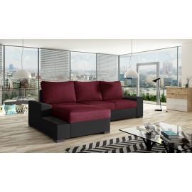 Eltap Black Malmo/Soft Pull-Out Sofa 165x245x90cm, Red (Ng12) | Living room furniture | prof.lv Viss Online