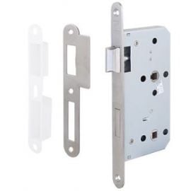 Hafele Door Lock WC, Set, Class 3, Stainless Steel (911.02.155) | Door locks | prof.lv Viss Online