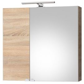 Riva SV 70-11 Mirror Cabinet, Sonoma Oak | Mirror cabinets | prof.lv Viss Online