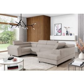 Eltap Escada Palacio Corner Pull-Out Sofa 200x330x98cm, Beige (Esc_67) | Corner couches | prof.lv Viss Online