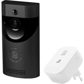Deltaco SH-DB01 Smart Video Doorbell Black (733304804184) | Mailboxes, domophones, doorbells | prof.lv Viss Online