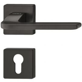 Hafele LDH 3235 Door Handle for Interior Doors PZ, Black (900.92.509) | Door fittings | prof.lv Viss Online