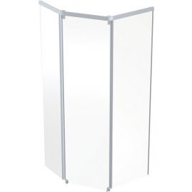 Ifo Showerama 90x90cm Front Shower Wall Transparent, Silver Profiles (558.012.00.1) NEW