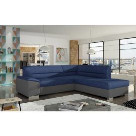 Eltap Verso Ontario/Soft Corner Pull-Out Sofa 63x266x83cm, Blue (V16) | Sofas | prof.lv Viss Online