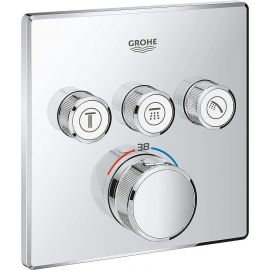 Grohe Grohtherm SmartControl Shower Thermostat Trim, 3 Functions, Chrome 29126000 | Shower faucets | prof.lv Viss Online