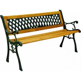 Dārza Sols 4Garden ZR2535, 125x52x74cm, Brūns/Melns (402601) | Garden benches | prof.lv Viss Online