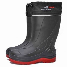 Nordman Ultra-70 Men's Fishing Boots with Polyurethane Sole, Size 44, Black, Red (608379) | Nordman | prof.lv Viss Online