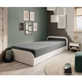 Кровать Eltap Парис с раскладным механизмом 80x190 см, с матрасом, серого цвета (BE-PA-RT-W-21SA) | Односпальные кровати | prof.lv Viss Online