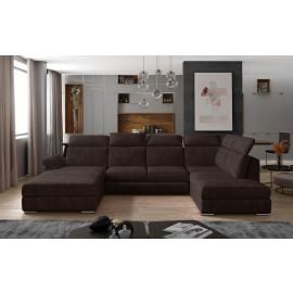 Eltap Evanell Dora Corner Pull-Out Sofa 216x336x102cm, Brown (Evl_63) | Sofas | prof.lv Viss Online