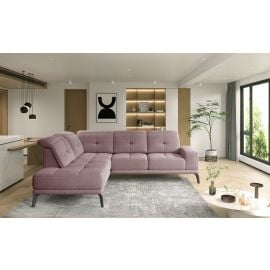 Eltap Theodore Velvet Corner Sofa 200x275x77cm, Pink (CO-THE-LT-24VE) | Sofas | prof.lv Viss Online