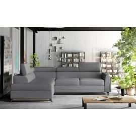 Stūra Dīvāns Izvelkams Eltap Kairos Primo 197x265x95cm Kreisais Stūris Pelēks (Kr_40) | Izvelkamie dīvāni | prof.lv Viss Online