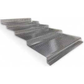 Proplastik Diamond Tile Effect Roofing Sheet 954x2000mm, 2.8mm, Grey | Polycarbonate | prof.lv Viss Online