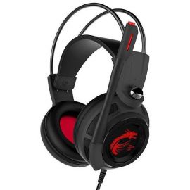 Msi DS502 Gaming Headset Black/Red (DS502GAMING) | Headphones | prof.lv Viss Online