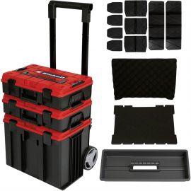 Einhell E-Case Tower Tool Box on Wheels, Without Tools (609004) | Toolboxes | prof.lv Viss Online