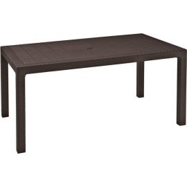 Keter Melody Garden Table, 160.5x94.5x74.5cm, Brown (17190205) | Keter | prof.lv Viss Online