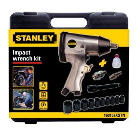 Stanley 160157XSTN Pneumatic Impact Wrench with Socket Set | Pneumatic wrenches | prof.lv Viss Online
