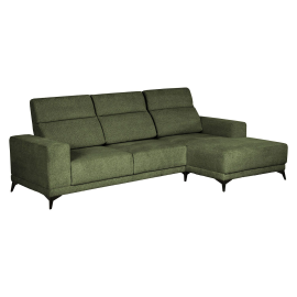 Stūra Dīvāns Home4you Darla 97.5/161x281.5x104cm, Labais stūris, Tumši Zaļš (80692) | Home4you | prof.lv Viss Online