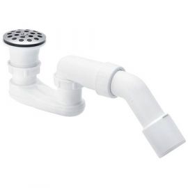 Viega 312121 Shower Tray Siphon 1 1/2'', 40/50mm, White/Stainless Steel (312121) | Drainage | prof.lv Viss Online