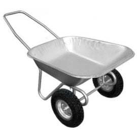 Dixten WB6211 Садовая корзина 75 л Серебро (604523) | Тачки | prof.lv Viss Online