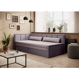 Eltap Fulgeo Extendable Sofa 214x82x77cm Universal Corner, Pink (SO-FUL-LT-101PO-41PO) | Sofas | prof.lv Viss Online
