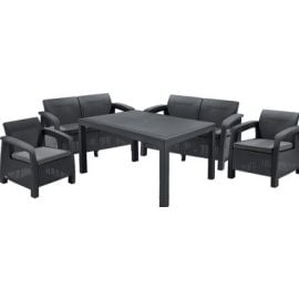 Dārza Mēbeļu Komplekts Keter Bahamas Fiesta, Galds + 2 dīvāni + 2 krēsli, Pelēks (29205477939) | Dārza mēbeļu komplekti | prof.lv Viss Online