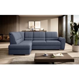 Eltap Siber Poco Corner Pull-Out Sofa 186x270x93cm, Blue (CO-SIB-LT-40PO) | Living room furniture | prof.lv Viss Online