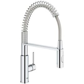 Grohe Get 30361000 Kitchen Sink Mixer with Pull-Out Spray Chrome | Kitchen mixers | prof.lv Viss Online