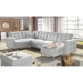 Izlaižams Dīvāns Eltap Asgard Soft U Veida 202x320x90cm Balts (AsdU_07) | Izvelkamie dīvāni | prof.lv Viss Online