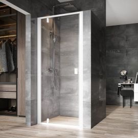 Ravak Nexty 80cm NDOP1-80 Shower Door Transparent White (03O40101Z1) | Shower doors and walls | prof.lv Viss Online