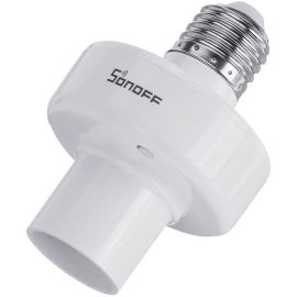 Sonoff SlampherR2 Умный держатель для Wi-Fi лампочки E27 белого цвета (IM190528001) | Умное освещение и электроприборы | prof.lv Viss Online