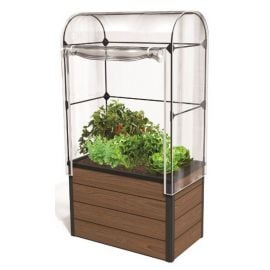 Keter Maple Greenhouse with Surface Mountable Flower Pot, Brown (29209667) | Flower pots | prof.lv Viss Online