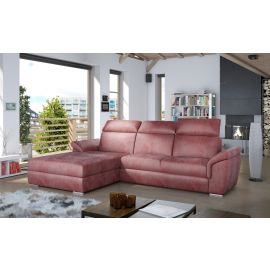 Eltap Trevisco Monolith Corner Pull-Out Sofa 216x272x100cm, Pink (Tre_12) | Corner couches | prof.lv Viss Online