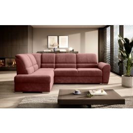 Eltap Siber Lux Corner Pull-Out Sofa 186x270x93cm, Pink (CO-SIB-LT-24LU) | Corner couches | prof.lv Viss Online