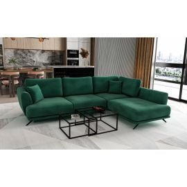 Eltap Larde Loco Corner Pull-Out Sofa 191x276x90cm, Green (CO-LAR-RT-35LO) | Corner couches | prof.lv Viss Online