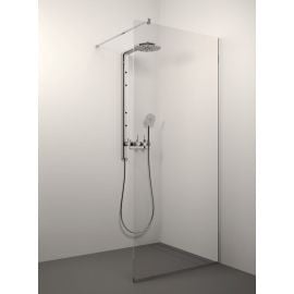 Glass Service Kaira 60cm60KAI Shower Wall Transparent Chrome | Shower doors and walls | prof.lv Viss Online