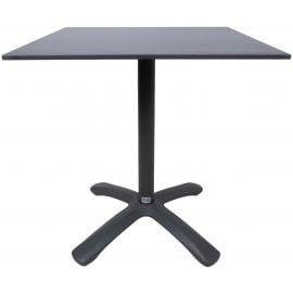 Стол для сада Home4You Beida, 70x70x72 см, серый (21153) | Садовые столы | prof.lv Viss Online