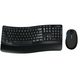 Microsoft Sculpt Comfort Keyboard + Mouse Nordic Black (L3V-00009) | Keyboards | prof.lv Viss Online