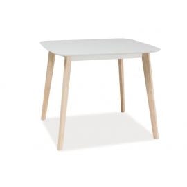 Стол для кухни Signal Tibi 90x80 см, белый/дуб | Signal | prof.lv Viss Online