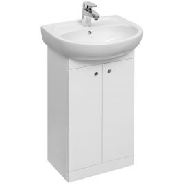 Коло Соло 50 раковина для ванной комнаты с шкафчиком, 50 см, белая (79002000) | Шкафы с раковиной | prof.lv Viss Online