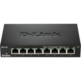 D-Link DES-108/E Switch Black | D-Link | prof.lv Viss Online