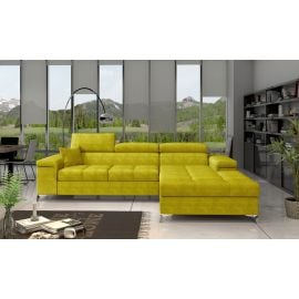 Eltap Ricardo Omega Corner Pull-Out Sofa 60x280x90cm, Yellow (Ric_28) | Upholstered furniture | prof.lv Viss Online