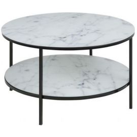 Home4You Alisma Coffee Table 80x45cm, White (AC74993) | Coffee tables | prof.lv Viss Online