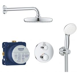 Grohe Grohterm Perfect 34727000 Shower System with Thermostat Chrome | Grohe | prof.lv Viss Online