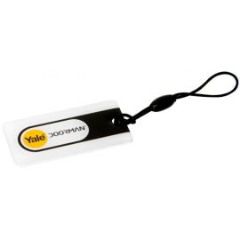 Yale Doorman KeyTag RFID Card Black/White (364675100000) | Smart switches, controllers | prof.lv Viss Online