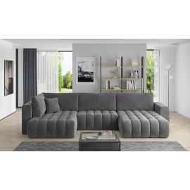 Eltap Bonito Corner Pull-Out Sofa 175x350x92cm, Grey (CO-BON-RT-06SO) | Corner couches | prof.lv Viss Online