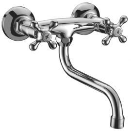 Aqualine Croce S4 Bath/Shower Mixer Chrome (23027) | Bath mixers | prof.lv Viss Online