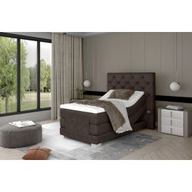 Eltap Clover Continental Bed 90x200cm, With Mattress, Brown (Clo_02_0.9) | Beds | prof.lv Viss Online