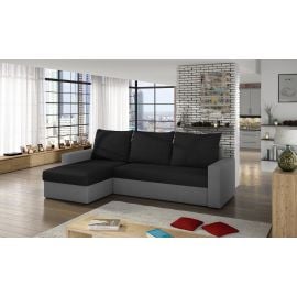 Eltap Livio Alova/Alova Corner Pull-Out Sofa 57x237x90cm, Black (LIV07) | Sofas | prof.lv Viss Online