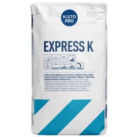Kiilto Express K Self-Leveling Cement-Based Floor Leveling Compound 25kg | Kiilto | prof.lv Viss Online