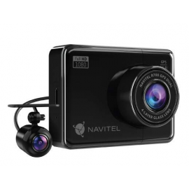 Navitel R700 GPS DUAL Front/Rear Video Recorder 170°, 90° Black | Video recorders | prof.lv Viss Online